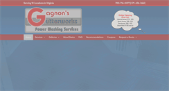 Desktop Screenshot of gagnonsgutterworks.com